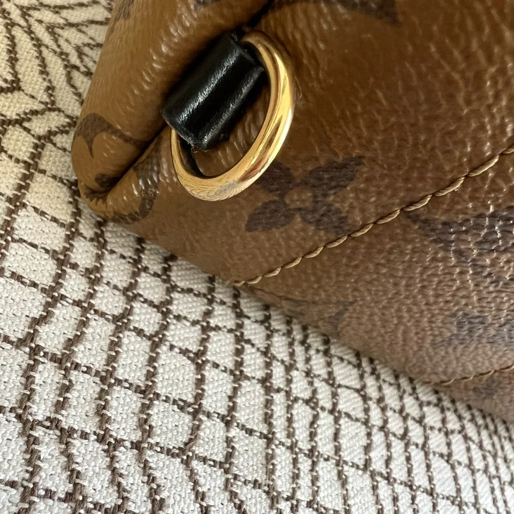 Pre-loved Louis Vuitton Mini Palm Springs Backpack in Reverse Monogram - Picture 12 of 16